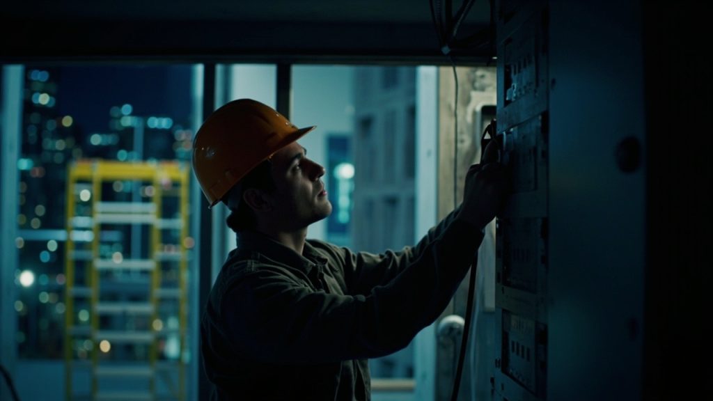 Electrical tenant improvements for new office spac