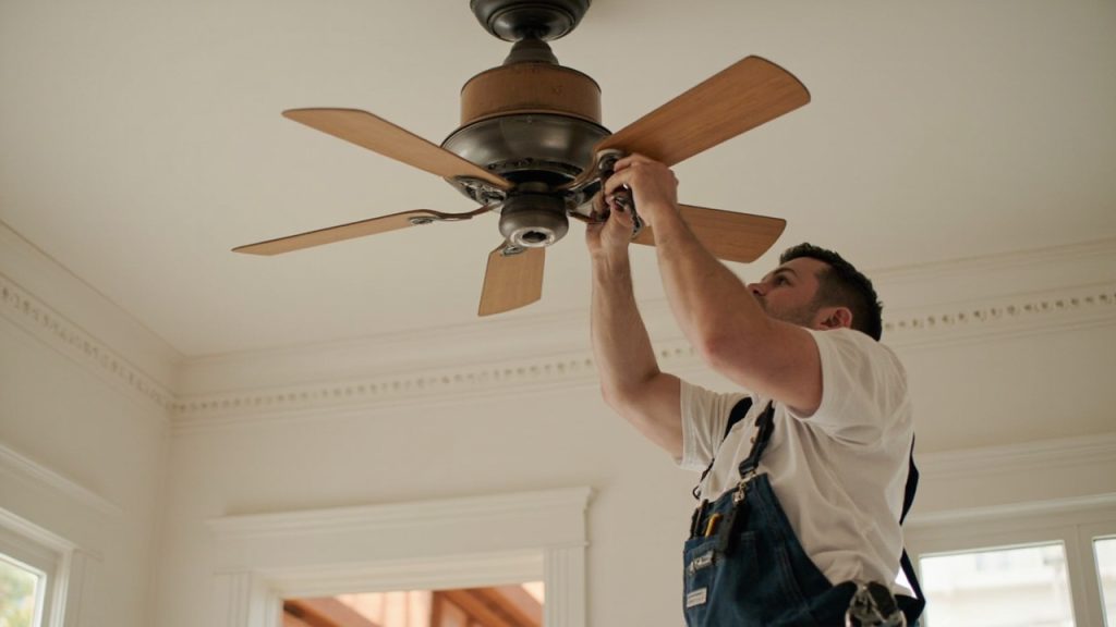 Installing heavy ceiling fans in high ceiling echo
