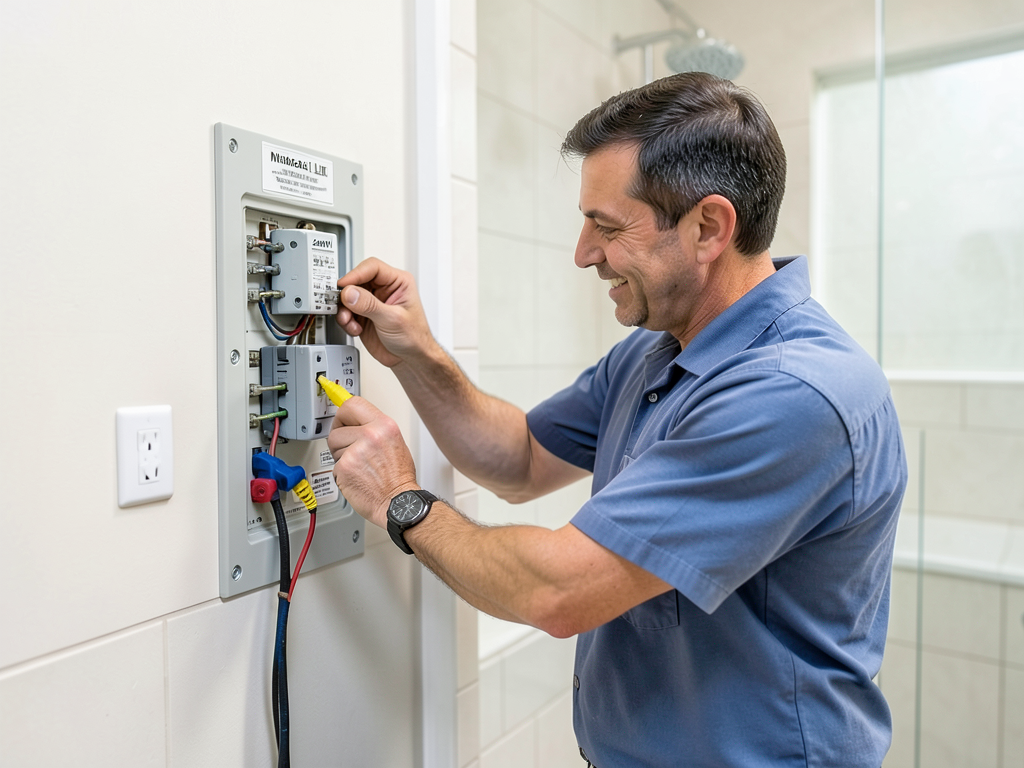 The electrical requirements for installing a steam